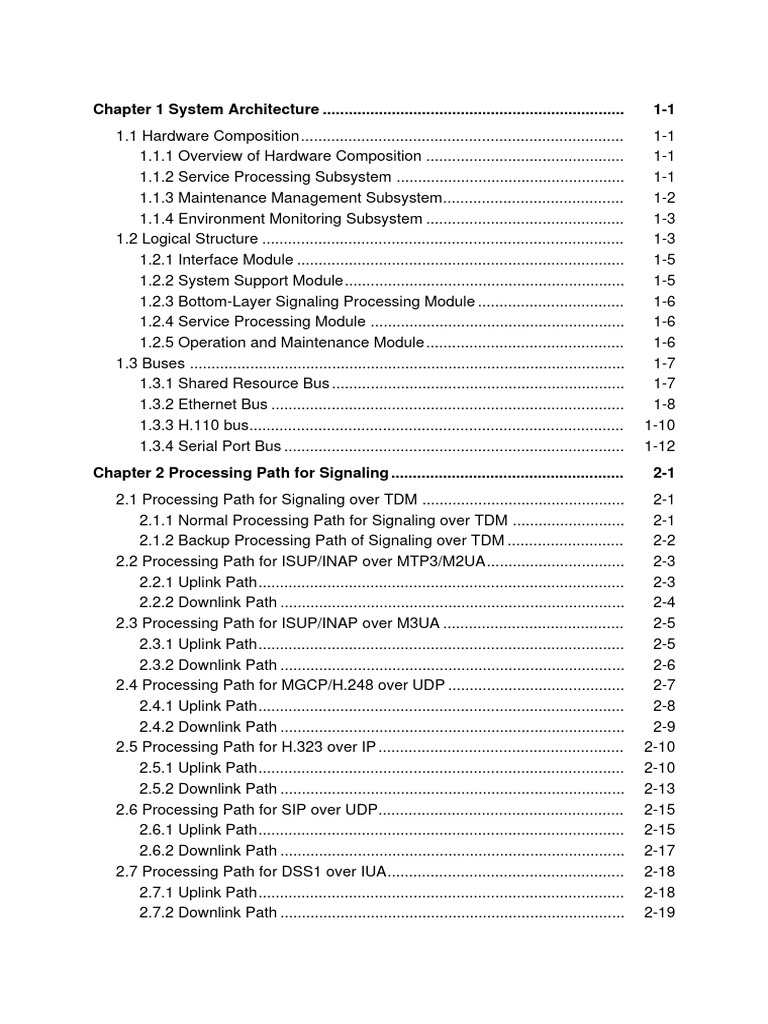 System Architecture and Signaling Paths | PDF | Local Area Network ...