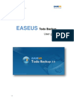 EASEUS Todo Backup User Guide: Backup, Recovery, Clone and More