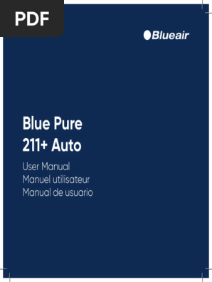 Blue Pure 211 Auto User Manual PDF Ac Power Plugs And Sockets Particulates