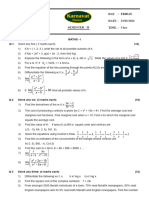 Xi Com - Semester II Maths QP 23.02.2024