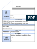Lesson Plan Template for Secondary School