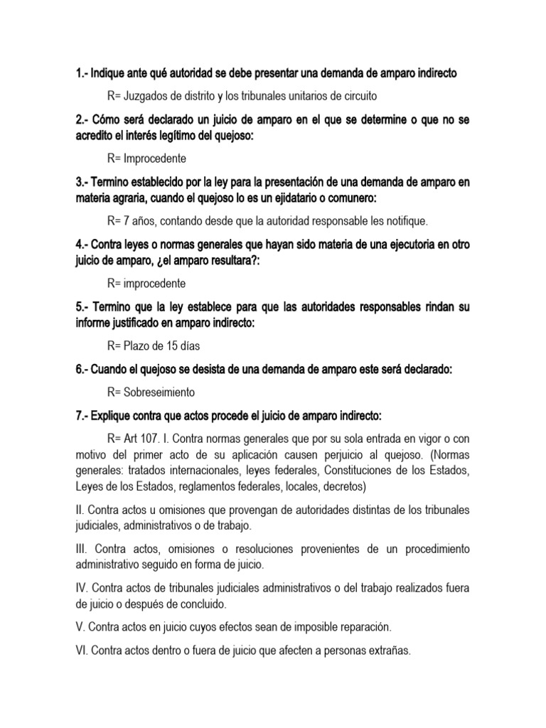 Guía sobre el Juicio de Amparo Indirecto | PDF | Ley Pública | Gobierno