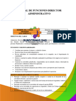 ST-MN-005 Manual de Funciones Director Administrativo