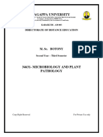 PG - M.sc. - Botony - 34631 Microbiology and Plant Pathology