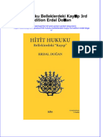 full download Hitit Hukuku Belleklerdeki Kayip 3Rd Edition Erdal Dogan online full chapter pdf 