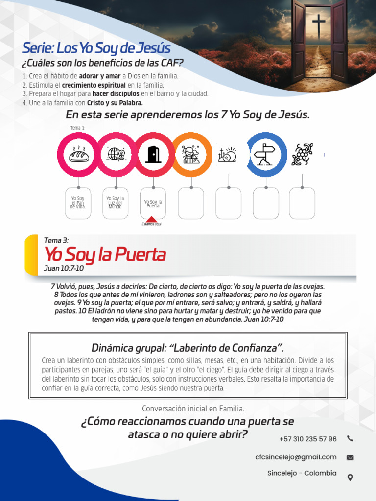 Tema 3 - Yo Soy La Puerta | PDF | Jesús | Salvación