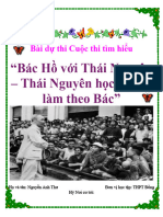 "Bác Hồ với Thái Nguyên - Thái Nguyên học tập và làm theo Bác"