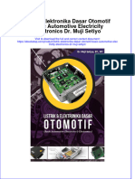 PDF of Listrik Elektronika Dasar Otomotif Basic Automotive Electricity Electronics DR Muji Setiyo Full Chapter Ebook