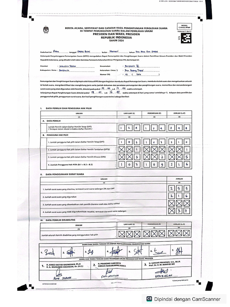 Penghitungan Presiden Pdf