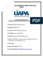 Tarea 2 Administración de Operaciones