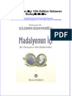 Full Download Madalyonun Ici 15Th Edition Gulseren Budayicioglu Online Full Chapter PDF