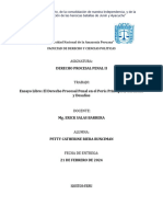 El Derecho Procesal Penal en El Perú