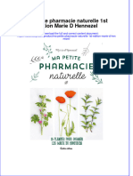 PDF of Ma Petite Pharmacie Naturelle 1St Edition Marie D Hennezel Full Chapter Ebook