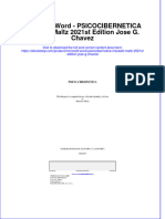 PDF of Microsoft Word Psicocibernetica Maxwell Maltz 2021St Edition Jose G Chavez Full Chapter Ebook