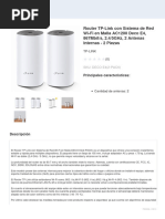 Especificaciones del Kit Starlink Mini | PDF | Wifi | Redes de computadoras
