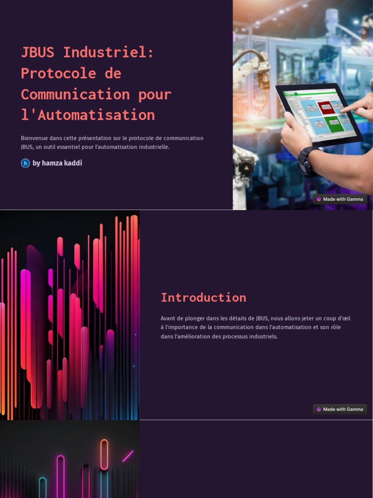 Protocole JBUS pour l'Automatisation | PDF | Interopérabilité | la ...
