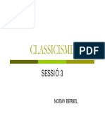 Classicisme: Sessió 3