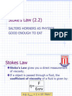 2.2b Stoke's Law