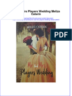 PDF of MR and Mrs Players Wedding Meliza Caterin Full Chapter Ebook