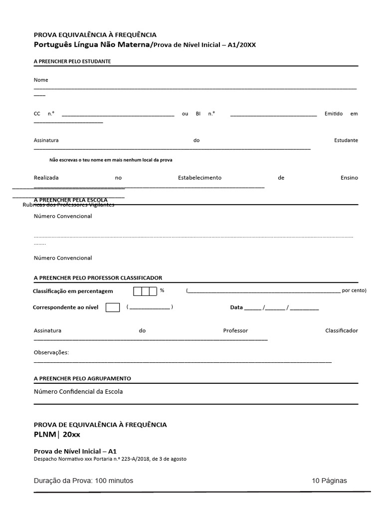 Pef PLNM A1 | PDF