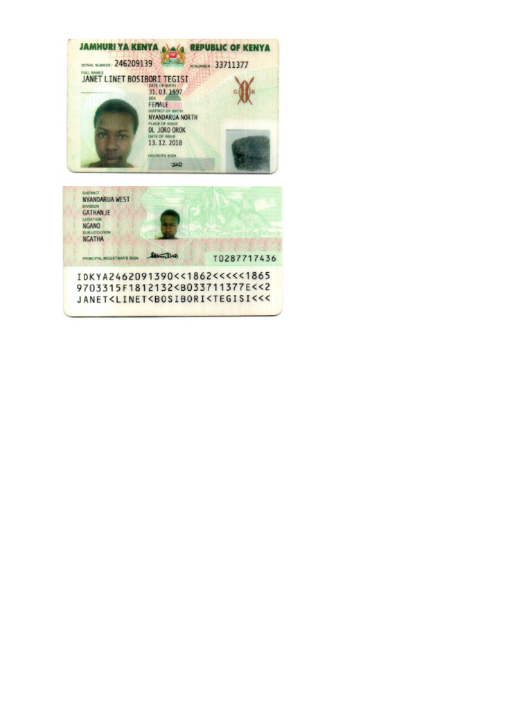 Linet Id Card | PDF