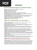 Dr. Iris Radev's Low Carb Food Guide | PDF | Pickling | Fat