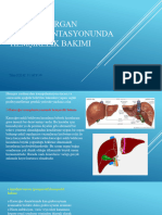 Doku Ve Organ Transplantasyonunda Hemşirelik Bakımı