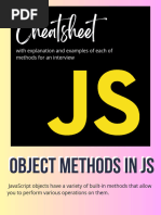 Cheatsheet Js