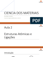 (Ciência Dos Materiais) - Aula 2 - Estruturas Atômicas e Ligações