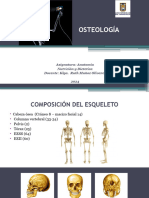 Osteología: Asignatura: Anatomía Nutrición y Dietetica Docente: Klga. Ruth Muñoz Olivarez 2024