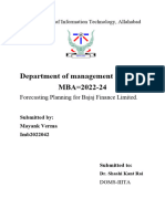 Imb2022042 Bajaj Finance Forecasting
