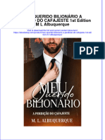 PDF of Meu Querido Bilionario A Perdicao Do Cafajeste 1St Edition M L Albuquerque Full Chapter Ebook