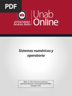 Sistemas Numéricos y Operatoria (Guía)