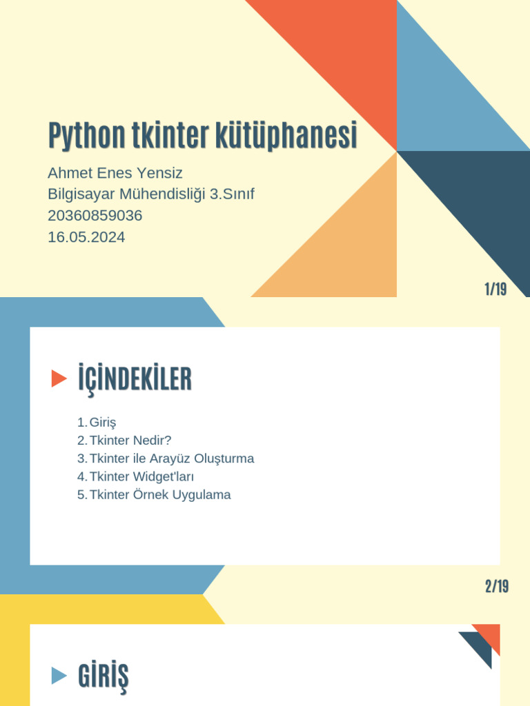 Python Tkinter | PDF