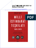 PDF of Milli Istihbarat Teskilati 1826 2023 1St Edition Polat Safi Full Chapter Ebook