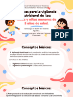 Normas para La Vigilancia Nutricional de Los - Niños y Niñas Menores de 5 Años de Edad.