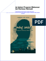 Download pdf of Modal Sosial Dalam Program Makassar Tidak Rantasa Hamsah full chapter ebook 