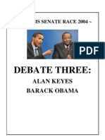 2004 Debate Three: Alan Keyes and Barack Obama