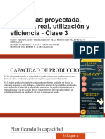 Capacidad Proyectada Clase 3