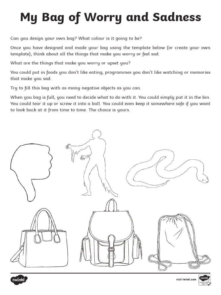 Create Your Own Worry Bag | PDF
