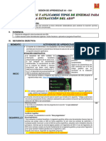 Sesión de Aprendizaje Nº5 - Eda 1 - 4ºgrado - Estudiante