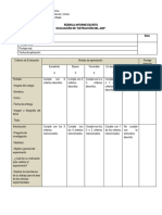 Javier Midolo - Rúbrica Informe Escrito - Biología Molecular