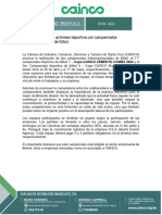 NP CAINCO Impulsa La Actividad Deportiva y El Rendimiento Laboral Con Campeonatos Interempresariales de Fútbol