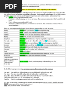 Inversion + Advanced Structures in Writing