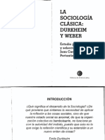 Portantiero - La Sociologia Clasica Durkheim y Weber