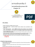 Thermodinamika II ANALISIS PROSES ALIR