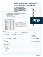 Estacas_Capacidade de Carga - Exemplo 2