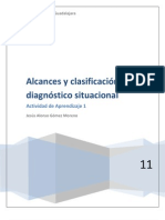 Alcances y Clasificación Del Diagnóstico Situaciona1