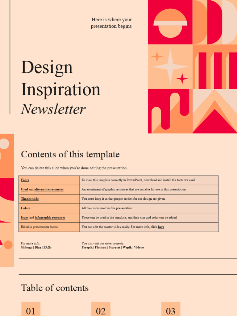 Design Inspiration Newsletter Template | PDF | Icon (Computing)
