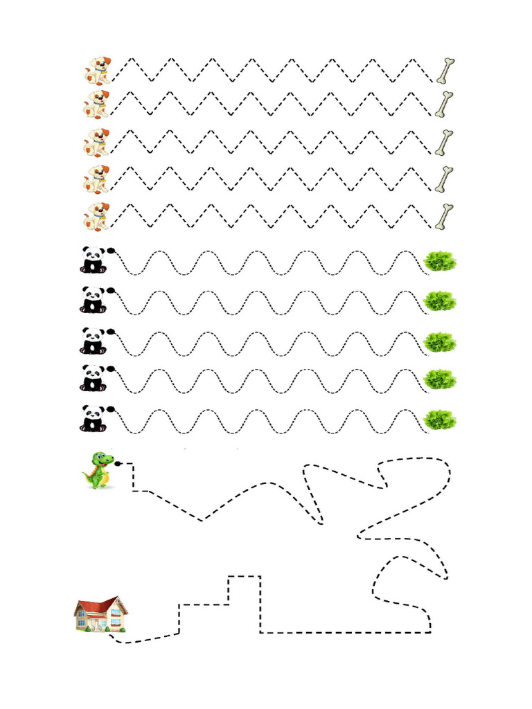 REPASO TRAZOS KINDER | PDF